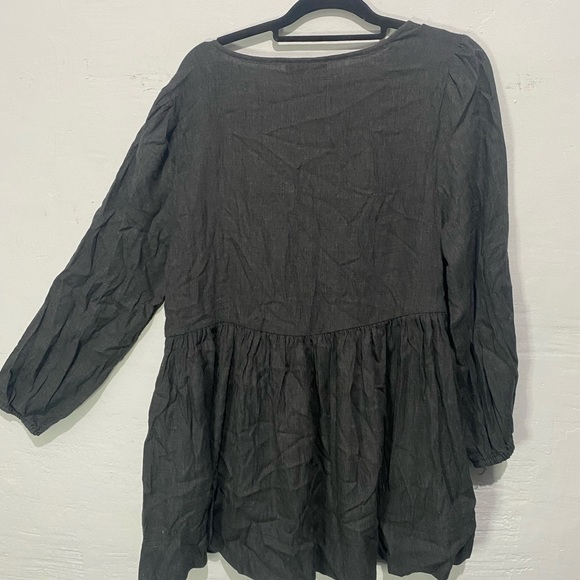 Lane Bryant Gray Embroidery Top - Picture 3 of 3